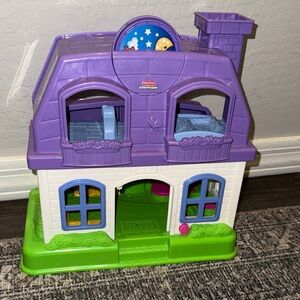 Fisher-Price Little People Happy Sounds folding dollhouse Playhouse